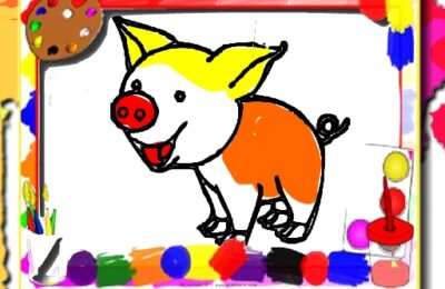 Pigs Coloring Book