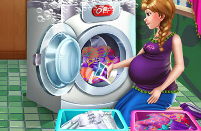 Pregnant Princess Laundry Day