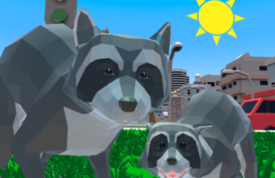 Raccoon Adventure City Simulator 3D