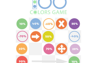 Reach 100 Colors Game