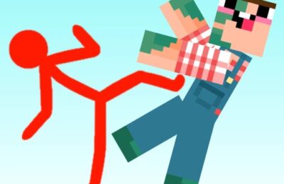 Red Stickman vs Craftmans