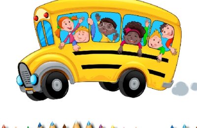 School Bus Coloring Book