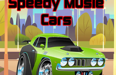 Speedy Musle Cars Jigsaw