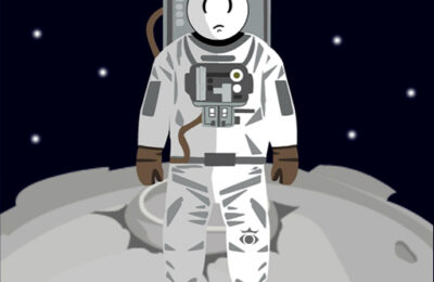Stickman in space