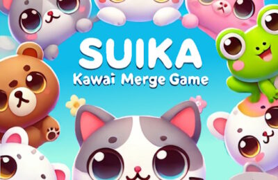 Suika Kawaii Cat Merge game