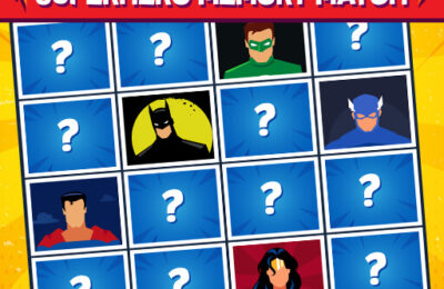 Superhero Memory Match