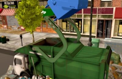 Town Clean Garbage Truck