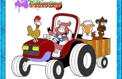 Tractor Coloring Pages