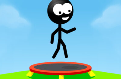 Trampoline Stickman