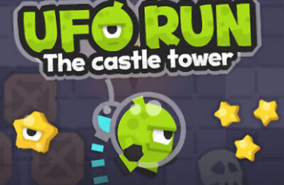 UFO Run. The castle tower