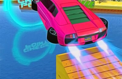 Water Car Stunt Racing 2019 3D Cars Stunt Games