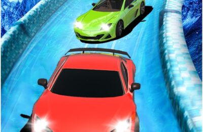 Water Slide Car Racing Sim