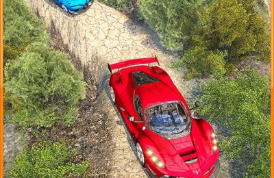 Water Slide Car Stunts Racer