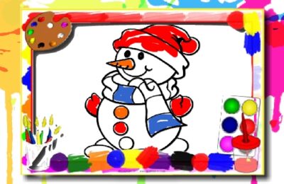 Winter Coloring Book