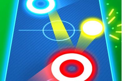 Air Hockey Glow: 2 Players