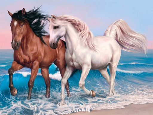 Animals Jigsaw Puzzle – Horses