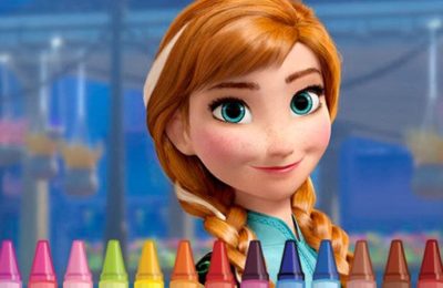 Anna Frozen Coloring