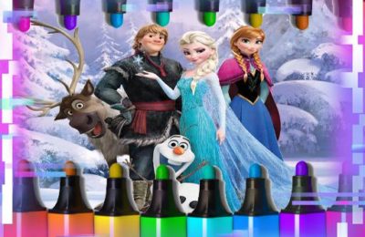 Anna Frozen Coloring Book