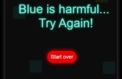 Avoid the blue