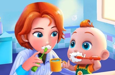 Baby care game for kids