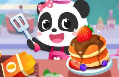 Baby Panda Breakfast Cooking