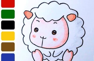 Baby sheep ColoringBook