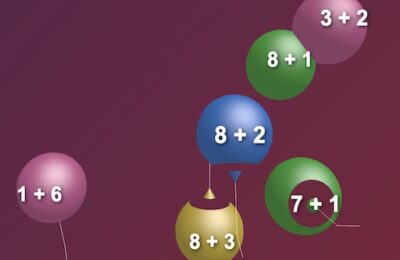 Balloon Pop Addition 3D Game