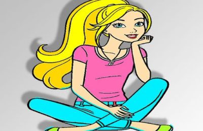 Barbie Coloring Game