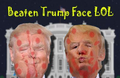 Beaten Trump Face LOL