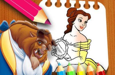 Beauty & the Beast Coloring Book