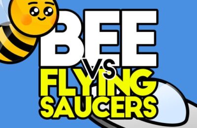 Bee vs flying saucers