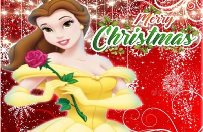 Belle Princess Christmas Sweater Dress Up