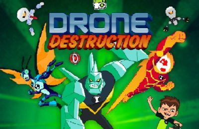 Ben 10 Drone Destruction