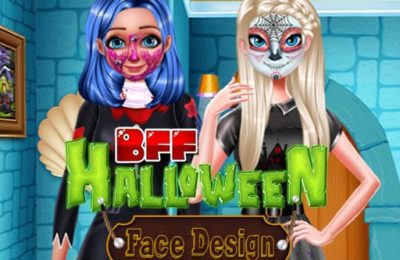 BFF Halloween Face Design