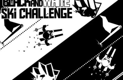 Black & white ski challenge