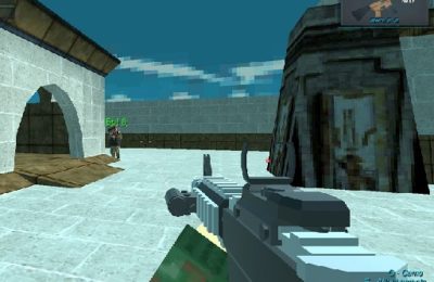 Blocky combat Shooting Arena 3D Pixel