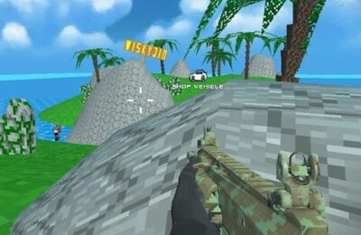 Blocky Combat SWAT Desert Storm Zombie