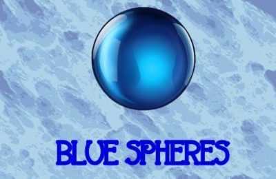 Blue spheres