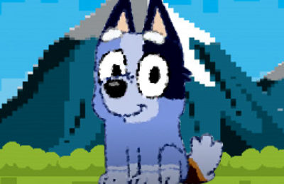 bluey dog pixal