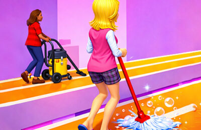 Bridge Cleaner Runner Game