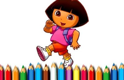 BTS Dora Coloring Book