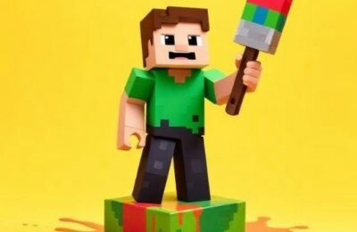BTS Minecraft Coloring Time