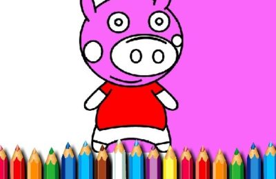 BTS Pig Coloring Game