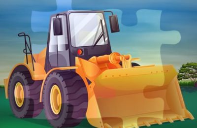 Bulldozers Jigsaw Game