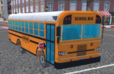 Bus School Park Driver