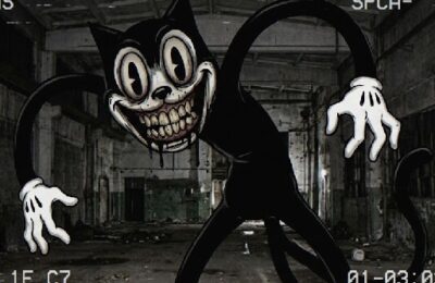Cartoon Cat Scary