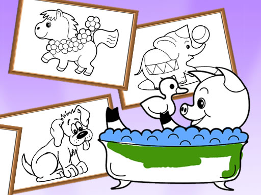 Cartoon Coloring for Kids – Animals