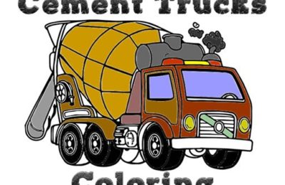 Cement Trucks Coloring