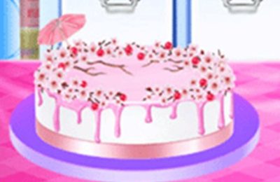 Cherry Blossom Cake Cooking – Food Game