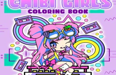 Chibi Girls Coloring Book: Japanese Anime Coloring